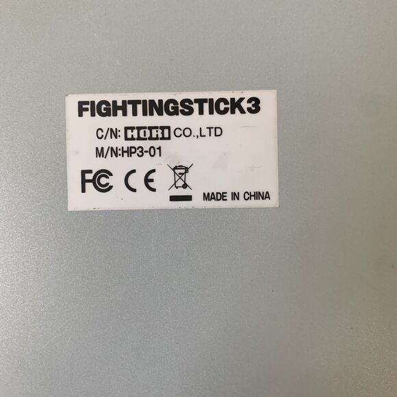 PlayStation 3 Ps3 Hori FIGHTING STICK 3‎ FS3 USB Wired Arcade Joystick - Picture 3 of 14